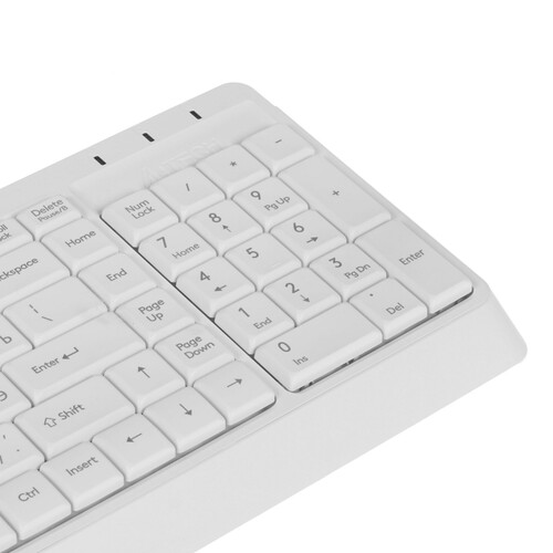 Купить Клавиатура+мышь  проводная  A4Tech Fstyler F1512 белый  4827020. Характеристики, отзывы и цены в Донецке