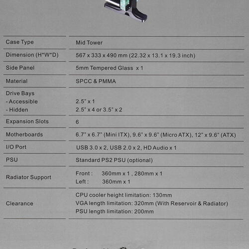 Купить Корпус Thermaltake DistroCase 350P  1674168. Характеристики, отзывы и цены в Донецке