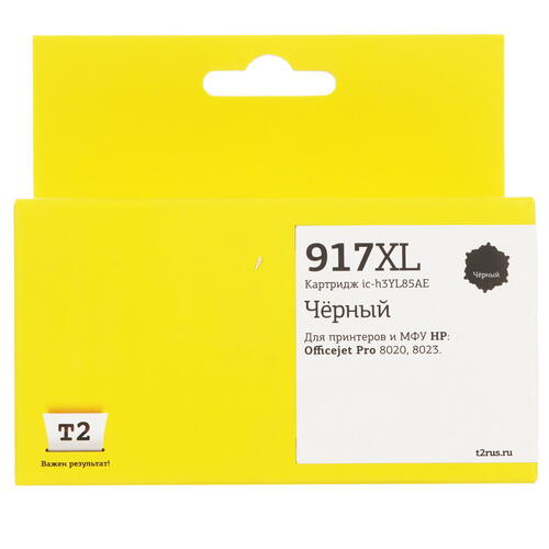 Купить Картридж T2 IC-H3YL85AE черный  9115227. Характеристики, отзывы и цены в Донецке