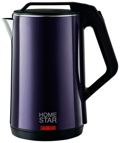 Купить Электрочайник Homestar HS-1036 фиолетовый  5360772. Характеристики, отзывы и цены в Донецке