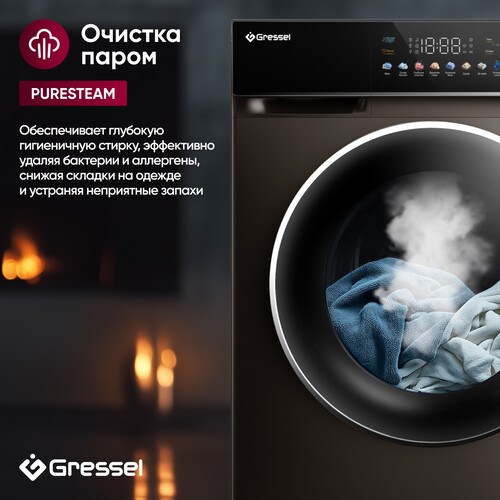 Купить Стирально-сушильная машина Gressel RUBS77603 черный  9256870. Характеристики, отзывы и цены в Донецке
