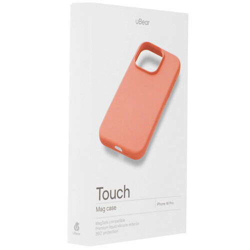 Купить Накладка  uBear Touch Mag Case для Apple iPhone 16 Pro оранжевый  5474373. Характеристики, отзывы и цены в Донецке