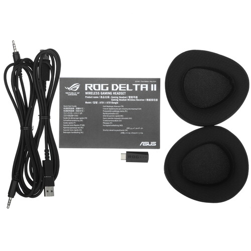 Купить Беспроводные/проводные наушники ASUS ROG Delta II черный 2024  5612614. Характеристики, отзывы и цены в Донецке