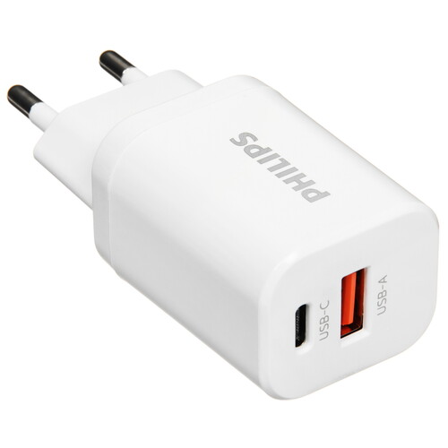 Купить Сетевое зарядное устройство Philips белый  5494062. Характеристики, отзывы и цены в Донецке