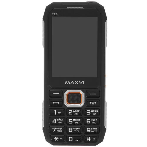 Купить Сотовый телефон Maxvi T12 черный  5033241. Характеристики, отзывы и цены в Донецке