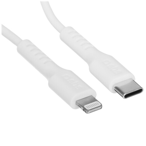 Купить Кабель круглый SBS Lightning 8-pin MFI - USB Type-C белый 1 м  5471840. Характеристики, отзывы и цены в Донецке