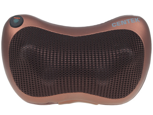 Купить Массажная подушка Centek CT-2197 коричневый  1139990. Характеристики, отзывы и цены в Донецке