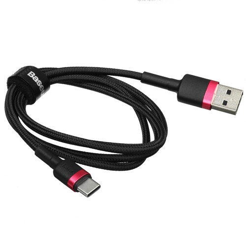 Купить Кабель круглый Baseus USB Type-C - USB 2.0 Type-A черный 1 м  9167111. Характеристики, отзывы и цены в Донецке