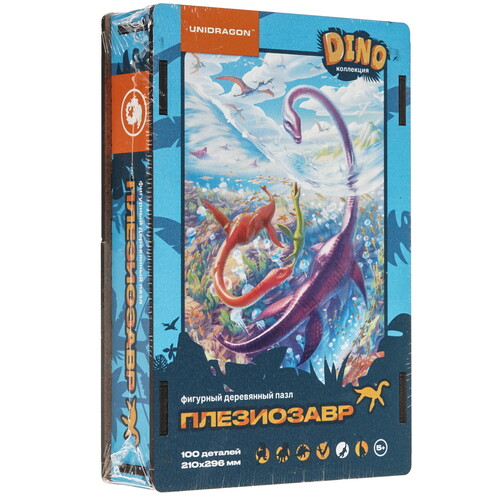 Купить Пазл Unidragon Dino Плезиозавр 5+  9124142. Характеристики, отзывы и цены в Донецке