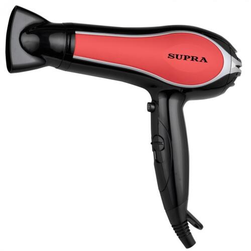 Купить Фен Supra PHS-2206L черный/красный  5354262. Характеристики, отзывы и цены в Донецке