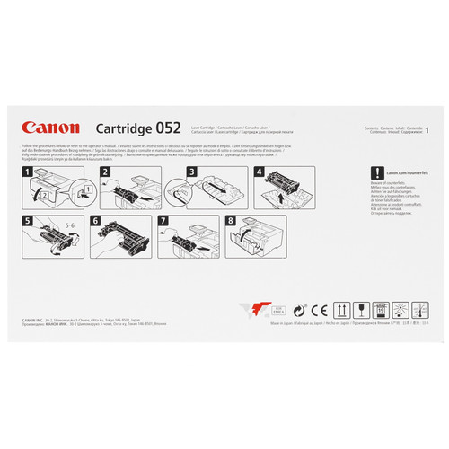 Купить Картридж лазерный Canon 052 черный, с чипом  1313508. Характеристики, отзывы и цены в Донецке