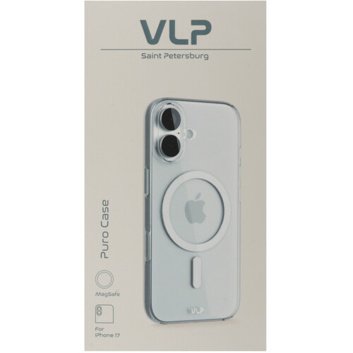 Купить Накладка  VLP Puro Case для Apple iPhone 17 прозрачный  5640514. Характеристики, отзывы и цены в Донецке