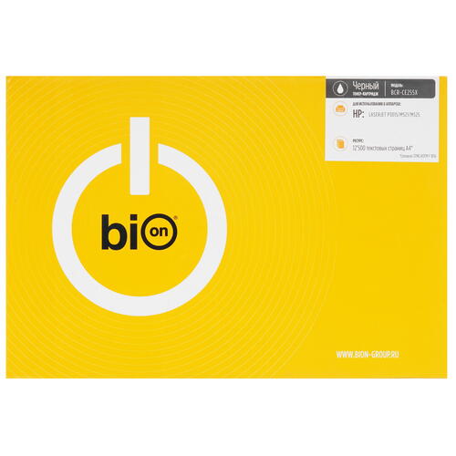 Купить Картридж лазерный Bion BCR-CE255X черный  9910409. Характеристики, отзывы и цены в Донецке