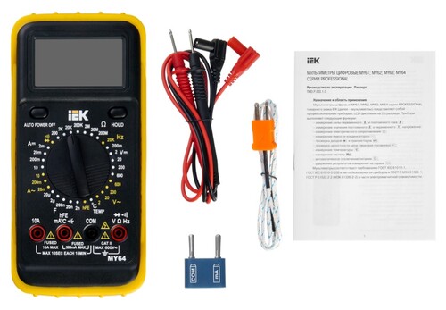 Купить Мультиметр IEK Professional MY64  5302031. Характеристики, отзывы и цены в Донецке