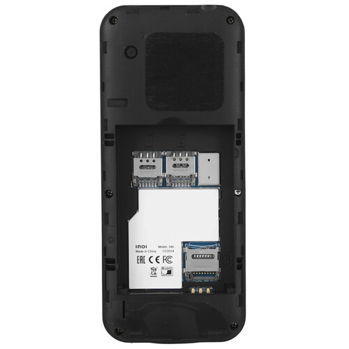 Купить Сотовый телефон INOI 340 PowerHub 4G черный  9234177. Характеристики, отзывы и цены в Донецке