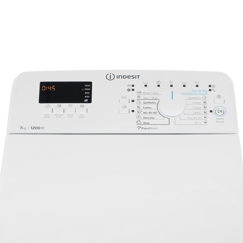 Купить Стиральная машина Indesit BTW S72200 EU/N белый  9153059. Характеристики, отзывы и цены в Донецке