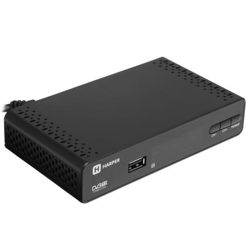 Купить Приставка для цифрового ТВ Harper HDT2-1513 черный  8107457. Характеристики, отзывы и цены в Донецке