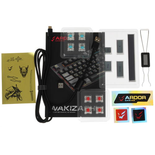 Купить Клавиатура  проводная + беспроводная ARDOR GAMING Wakizashi  5401627. Характеристики, отзывы и цены в Донецке