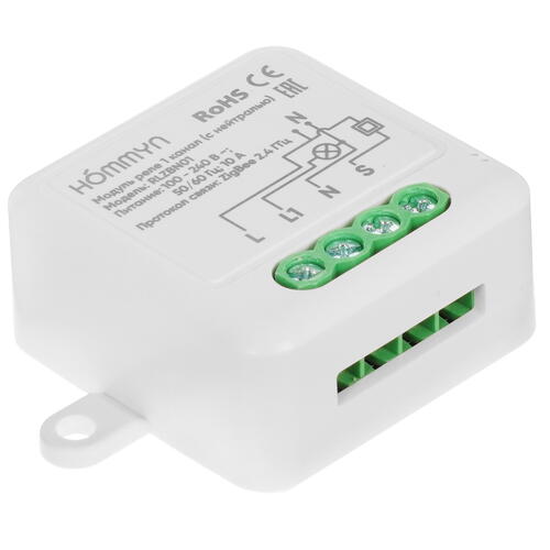 Купить Умное реле Hommyn RLZBN01 zigbee  5458399. Характеристики, отзывы и цены в Донецке