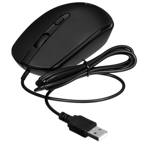 Купить Мышь проводная Aceline CM-M529BL Silent  черный  5460389. Характеристики, отзывы и цены в Донецке