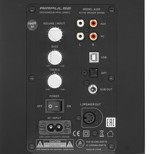 Купить Колонки Edifier AirPulse A100 черный  4713837. Характеристики, отзывы и цены в Донецке