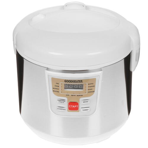 Купить Мультиварка GOODHELPER МС-5111 серебристый  8169005. Характеристики, отзывы и цены в Донецке
