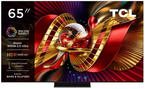 Купить 65" (164 см) Телевизор TCL 65C8L черный  9358506. Характеристики, отзывы и цены в Донецке