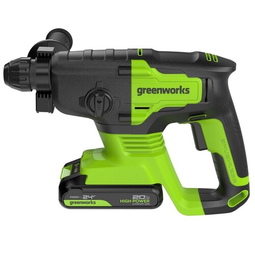 Купить Перфоратор GreenWorks GD24SDS2 24V  9305449. Характеристики, отзывы и цены в Донецке