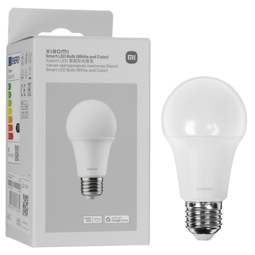 Купить Умная светодиодная лампа Xiaomi Smart LED Bulb (White and Color)  5632049. Характеристики, отзывы и цены в Донецке
