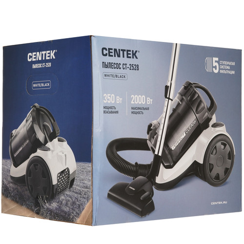 Купить Пылесос  Centek CT-2528 черный  1090752. Характеристики, отзывы и цены в Донецке