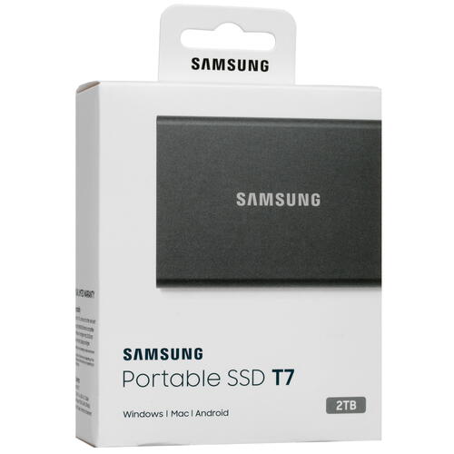 Купить 2000 ГБ Внешний SSD Samsung T7  5046406. Характеристики, отзывы и цены в Донецке