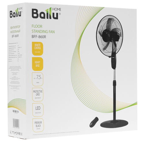 Купить Вентилятор Ballu BFF-860R  черный  8166544. Характеристики, отзывы и цены в Донецке