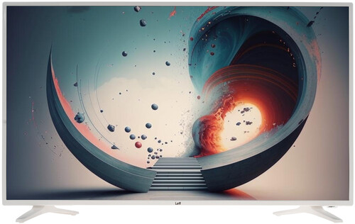 Купить 42.5" (108 см) Телевизор Leff 43U691T белый  5615048. Характеристики, отзывы и цены в Донецке
