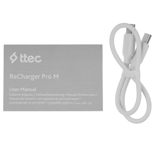 Купить Портативный аккумулятор TTEC ReCharger Pro M белый  9202699. Характеристики, отзывы и цены в Донецке