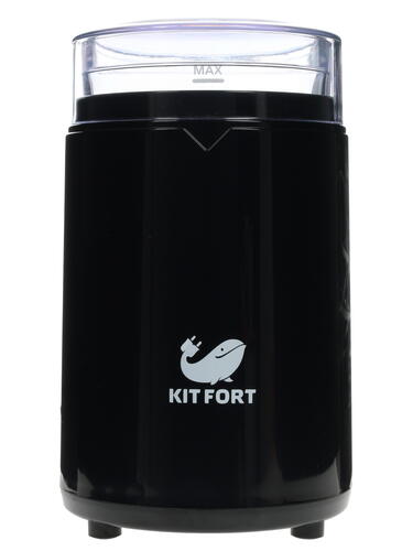 Купить Кофемолка электрическая Kitfort KT-1314 черный  1140130. Характеристики, отзывы и цены в Донецке