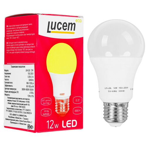Купить Лампа светодиодная Lucem LM-LBL 12W  9162549. Характеристики, отзывы и цены в Донецке