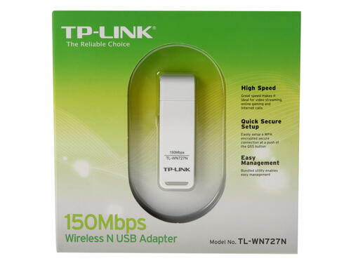 Купить Wi-Fi адаптер TP-LINK TL-WN727N  0151302. Характеристики, отзывы и цены в Донецке