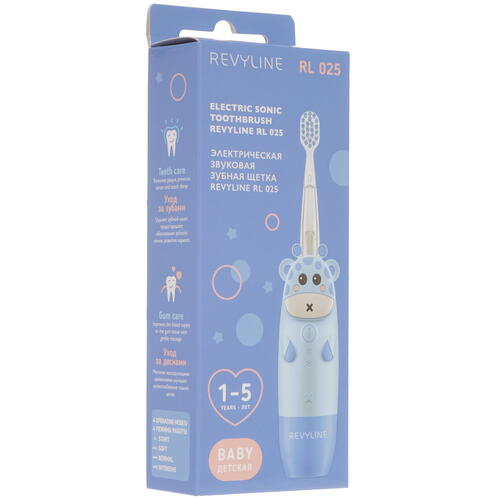 Купить Электрическая зубная щетка Revyline RL 025 голубой  4851825. Характеристики, отзывы и цены в Донецке
