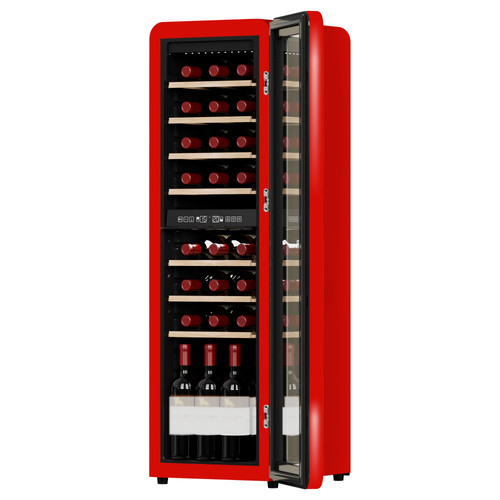 Купить Винный шкаф Tesler CWC-308 красный  9372478. Характеристики, отзывы и цены в Донецке