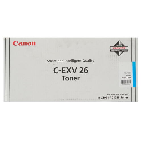 Купить Картридж лазерный Canon C-EXV26 голубой, с чипом  0186949. Характеристики, отзывы и цены в Донецке