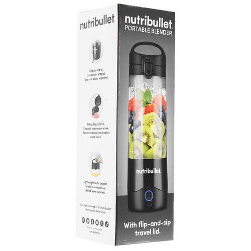 Купить Блендер портативный Nutribullet PRO NBP003B черный  5495941. Характеристики, отзывы и цены в Донецке