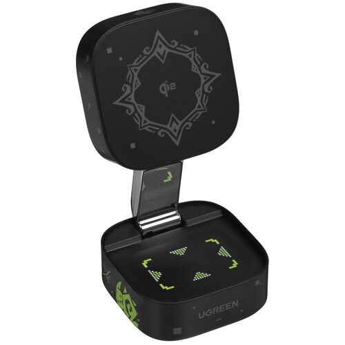 Купить Беспроводное зарядное устройство Ugreen MagFlow Genshin Impact черный  9251024. Характеристики, отзывы и цены в Донецке