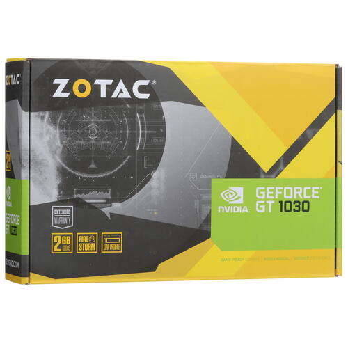Купить Видеокарта ZOTAC GeForce GT 1030 LP [ZT-P10300A-10L]  5455577. Характеристики, отзывы и цены в Донецке