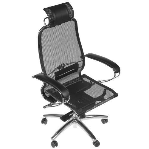 Купить Кресло офисное Метта Samurai S-2.04 черный  4739040. Характеристики, отзывы и цены в Донецке