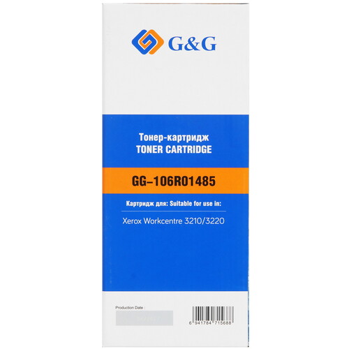 Купить Картридж лазерный G&G GG-106R01485 черный  9065589. Характеристики, отзывы и цены в Донецке