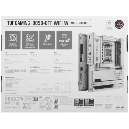 Купить Материнская плата ASUS TUF GAMING B850-BTF WIFI W  5631989. Характеристики, отзывы и цены в Донецке