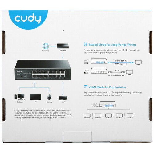 Купить Коммутатор Cudy FS1016  5608939. Характеристики, отзывы и цены в Донецке
