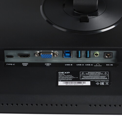 Купить 23.8" Монитор DEXP DF24H1U черный  5094993. Характеристики, отзывы и цены в Донецке