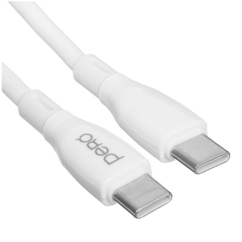 Купить Кабель PERO USB Type-C - USB Type-C белый  5474211. Характеристики, отзывы и цены в Донецке