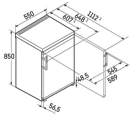 Купить Холодильник компактный   Liebherr Re 1400-20 001 белый  9288208. Характеристики, отзывы и цены в Донецке